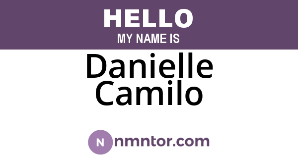 Danielle Camilo