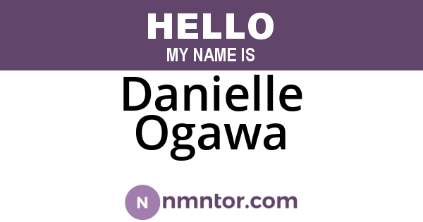 Danielle Ogawa