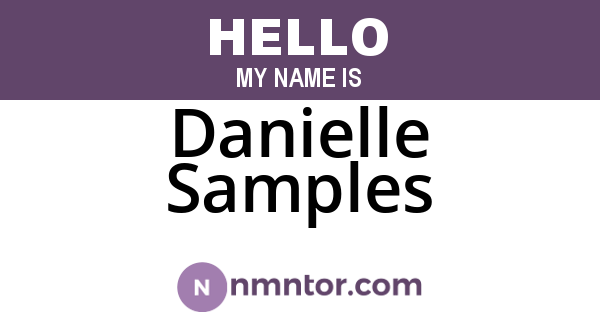 Danielle Samples