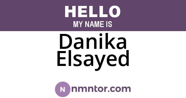 Danika Elsayed