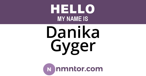 Danika Gyger