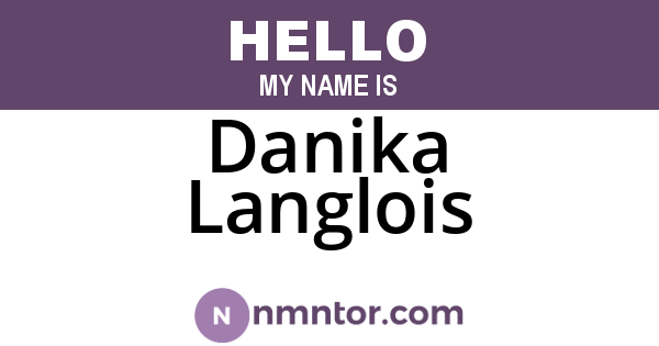 Danika Langlois