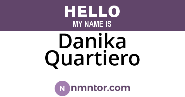 Danika Quartiero