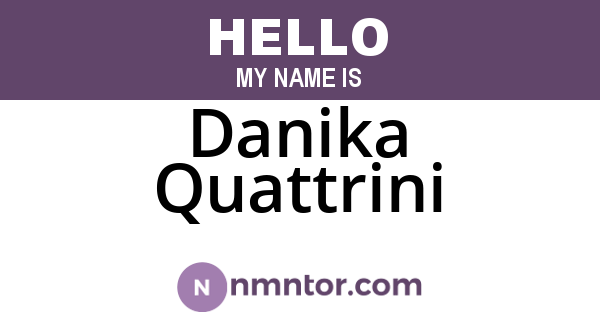 Danika Quattrini