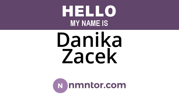 Danika Zacek