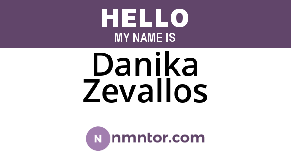 Danika Zevallos