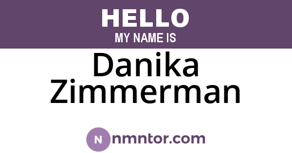 Danika Zimmerman