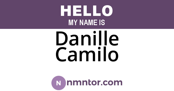 Danille Camilo