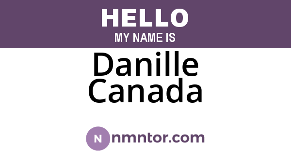 Danille Canada