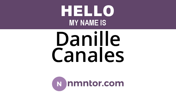 Danille Canales