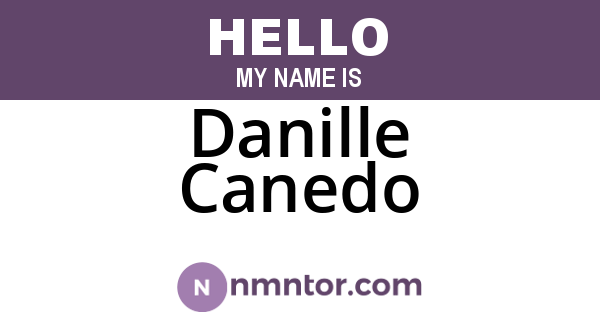 Danille Canedo