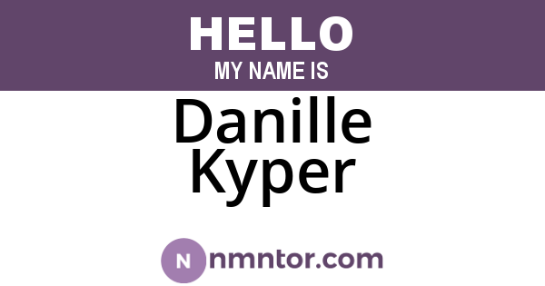 Danille Kyper