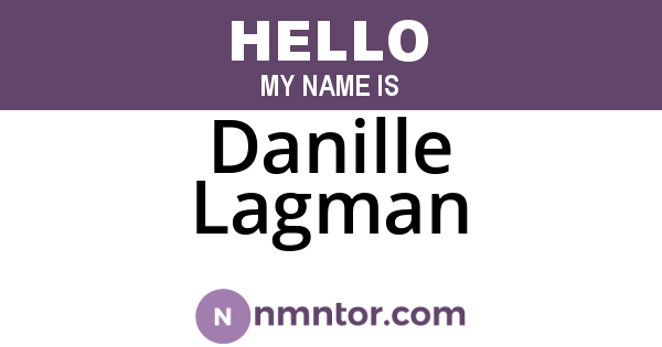 Danille Lagman