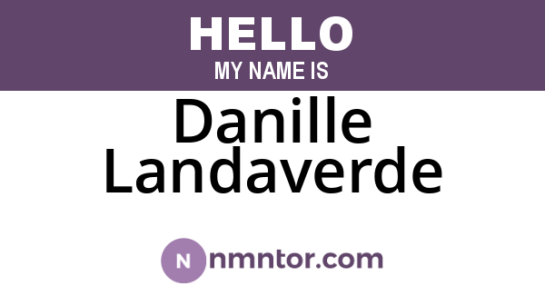 Danille Landaverde