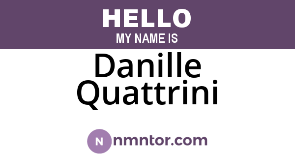Danille Quattrini