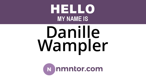 Danille Wampler