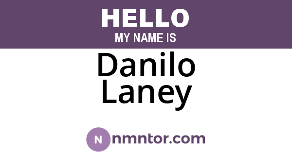 Danilo Laney