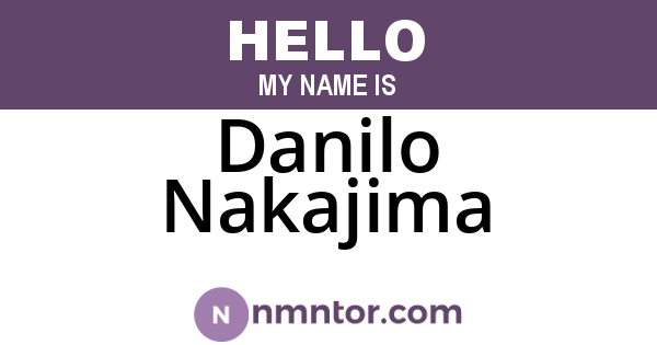 Danilo Nakajima