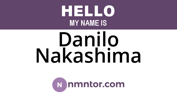 Danilo Nakashima