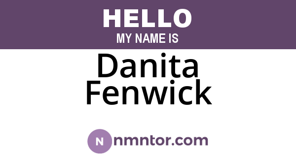 Danita Fenwick