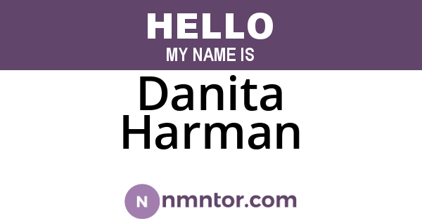 Danita Harman