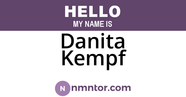 Danita Kempf