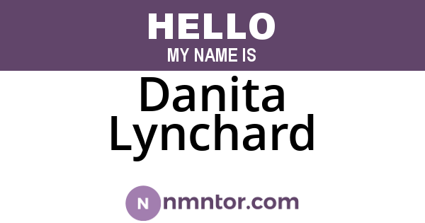 Danita Lynchard