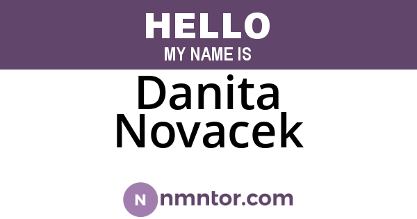 Danita Novacek