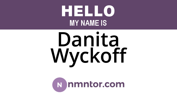 Danita Wyckoff