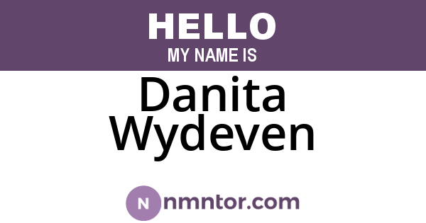 Danita Wydeven