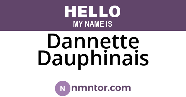 Dannette Dauphinais