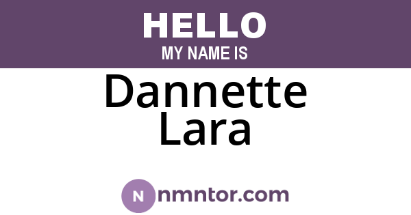 Dannette Lara