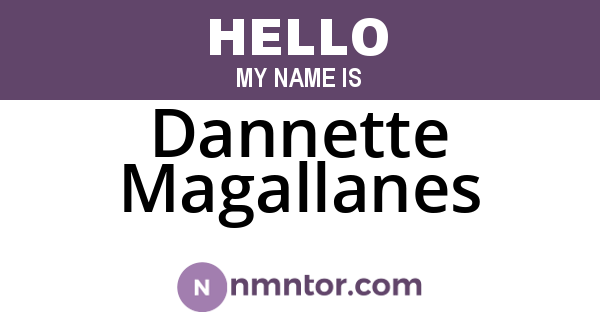 Dannette Magallanes