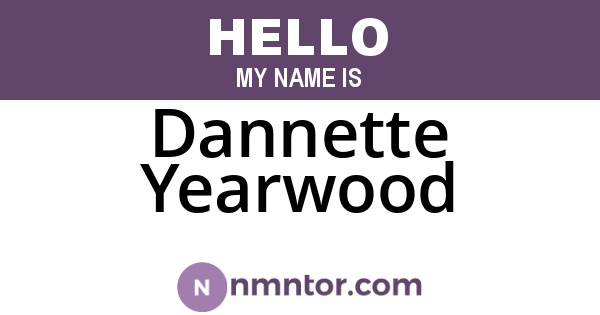 Dannette Yearwood