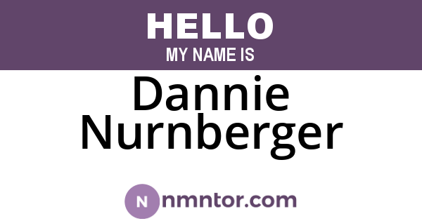Dannie Nurnberger