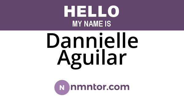 Dannielle Aguilar
