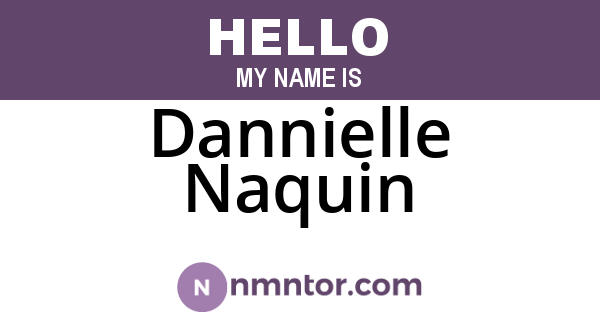 Dannielle Naquin