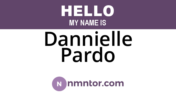 Dannielle Pardo