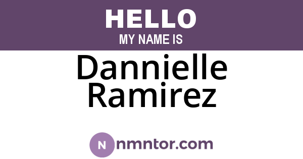 Dannielle Ramirez