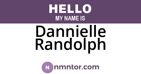 Dannielle Randolph