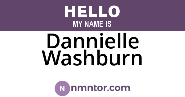 Dannielle Washburn