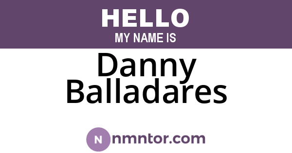 Danny Balladares