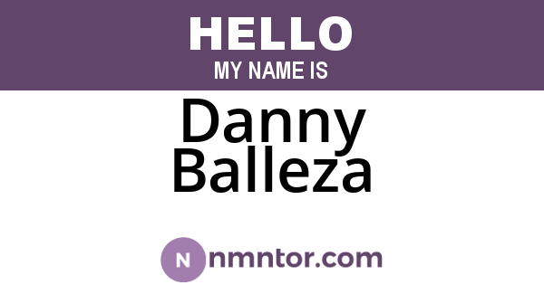 Danny Balleza