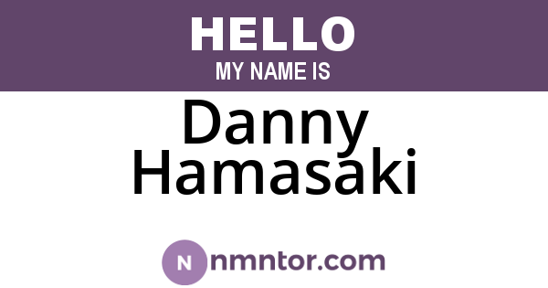 Danny Hamasaki