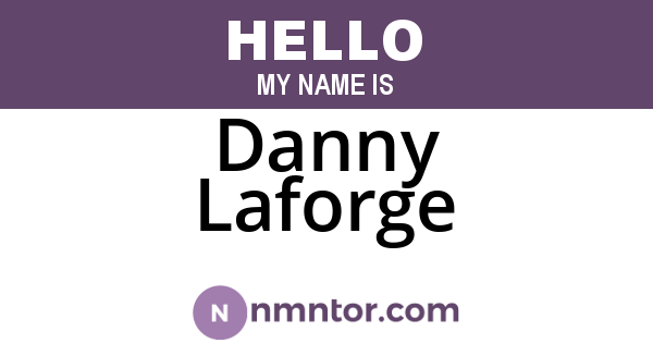 Danny Laforge