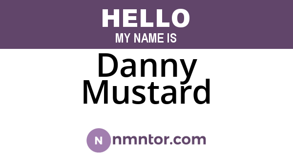 Danny Mustard