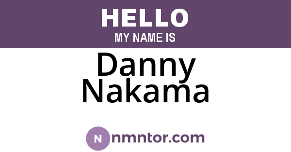 Danny Nakama