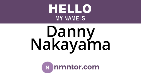 Danny Nakayama