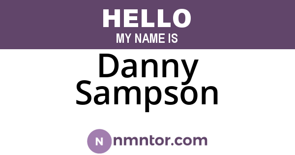 Danny Sampson