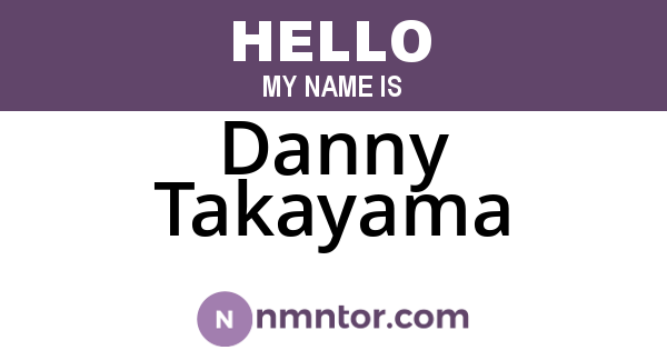 Danny Takayama